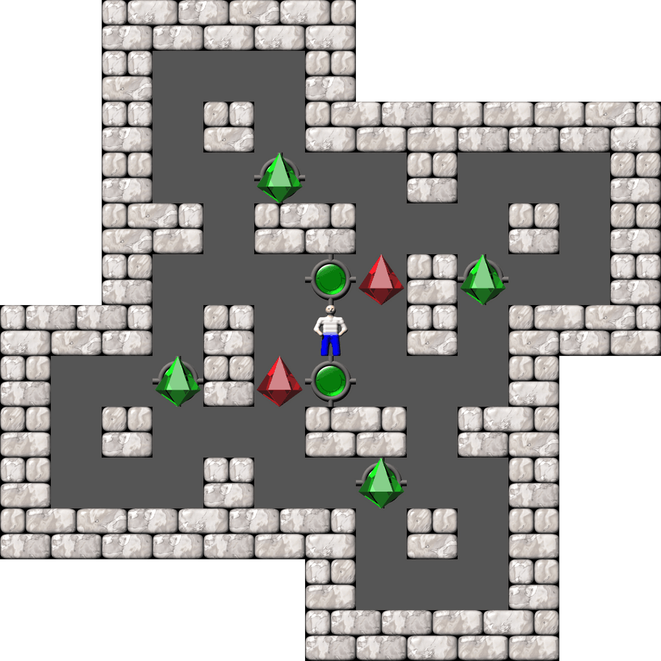 Sokoban David W. Skinner Arranged level 8